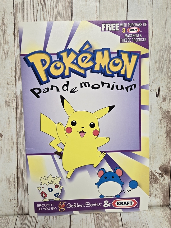 golden books and kraft Other - Pokémon Pandemonium Coloring Book 2000 Kraft Promo UNUSED Golden Books Vintage